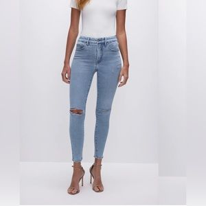 Good American size 12 distressed skinny jeans